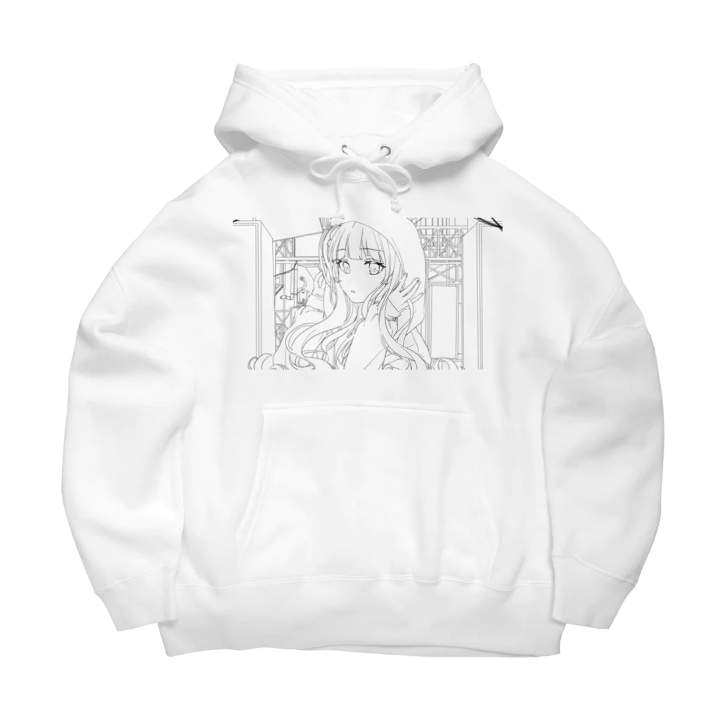 一希凛🦒👿男の娘Vtuberの一希凛　ラフグッズ2 Big Hoodie