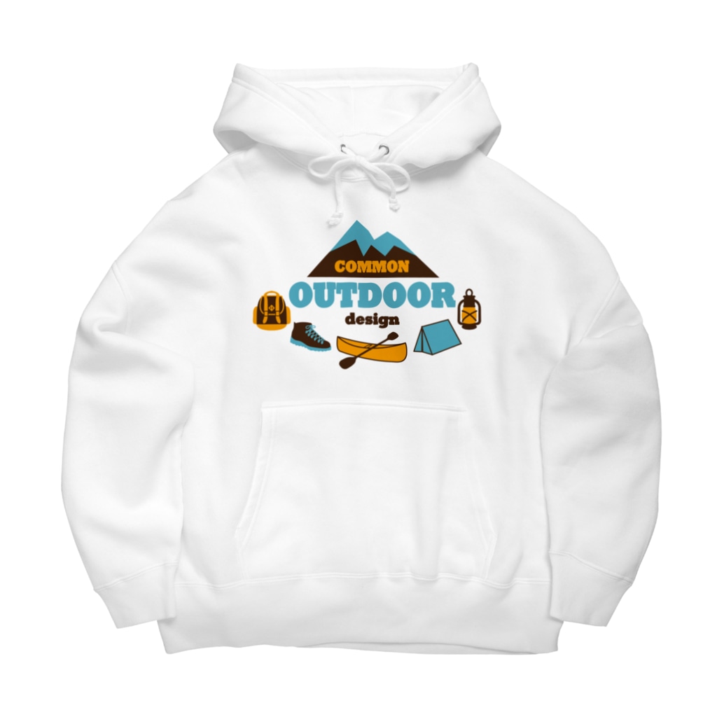 キッズモード某のありふれたアウトドアデザイン Big Hoodie