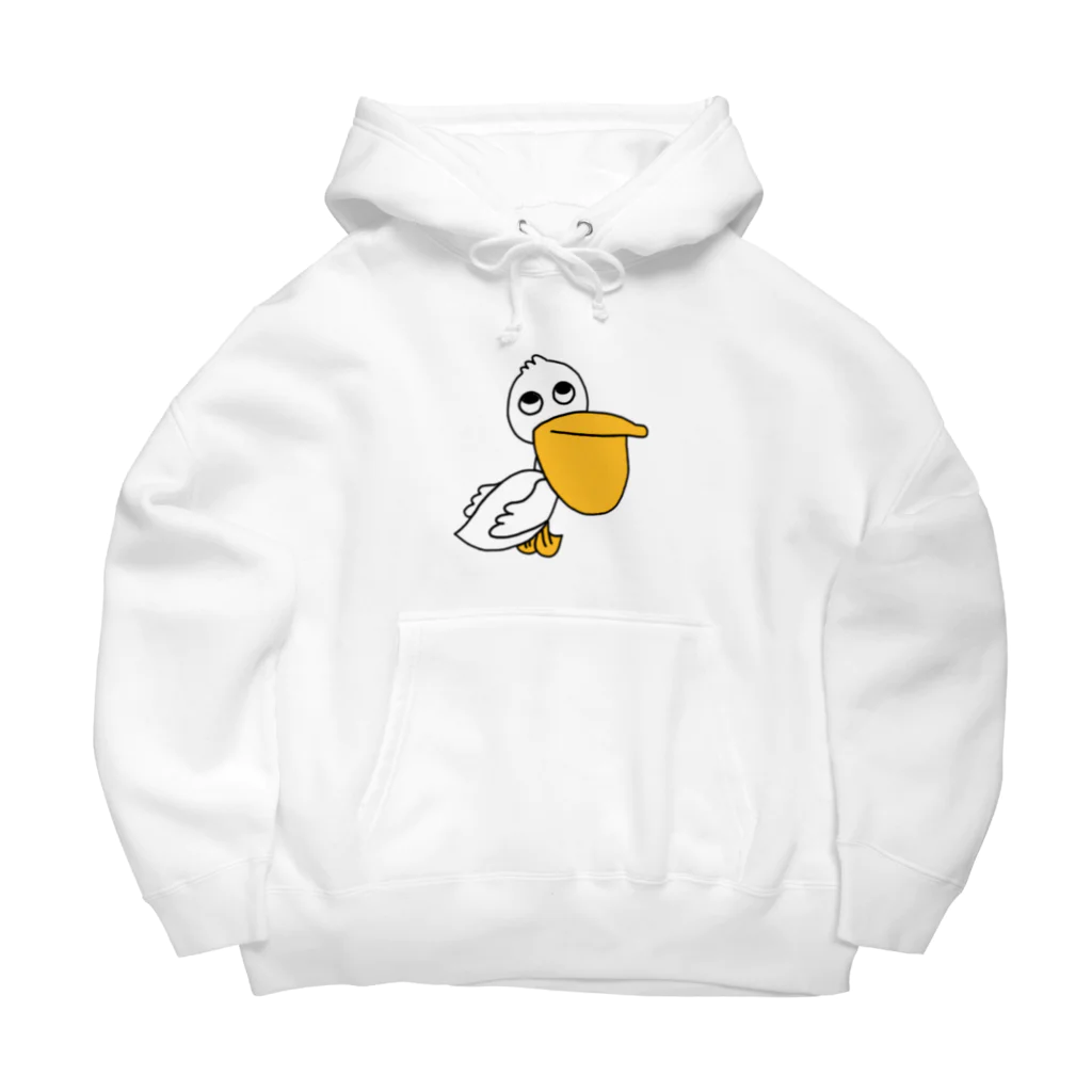 a___1のちがうよペリカンくん Big Hoodie