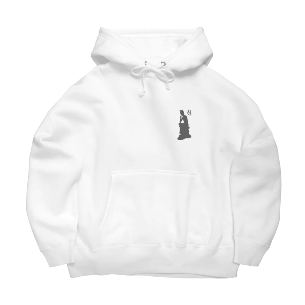 puikkoの弥勒菩薩（ワンポイント　グレー） Big Hoodie