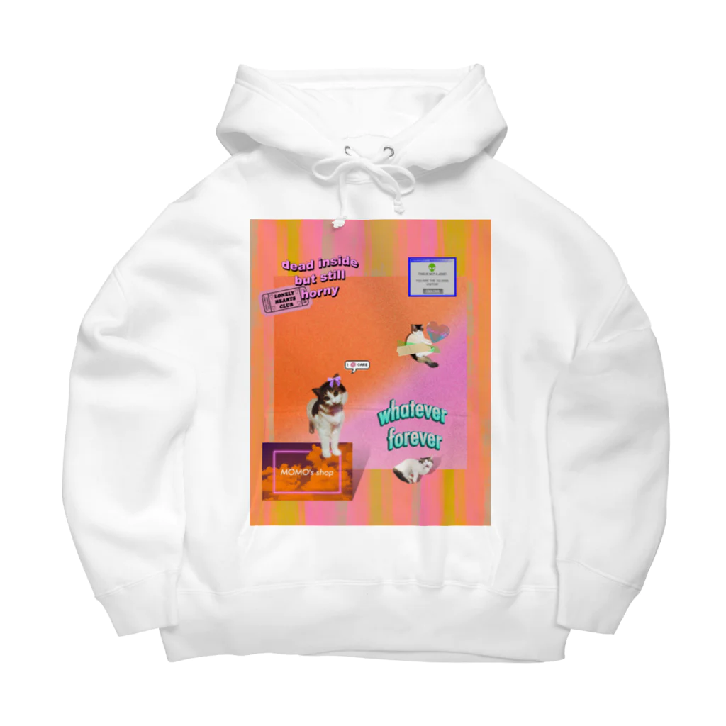 𝙈𝙊𝙈𝙊'𝙨 𝙎𝙝𝙤𝙥のvintage vaporwave #02 Big Hoodie