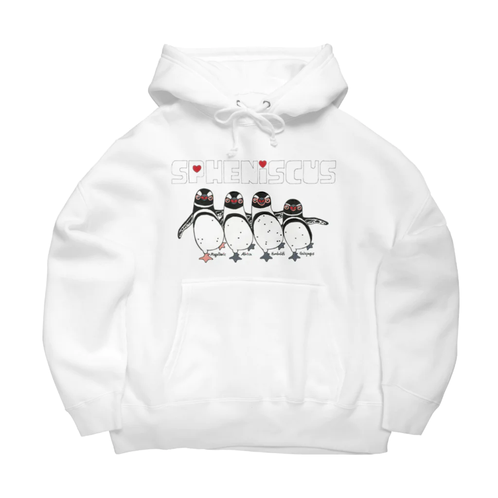 penguininkoのSpheniscus Quartet Big Hoodie