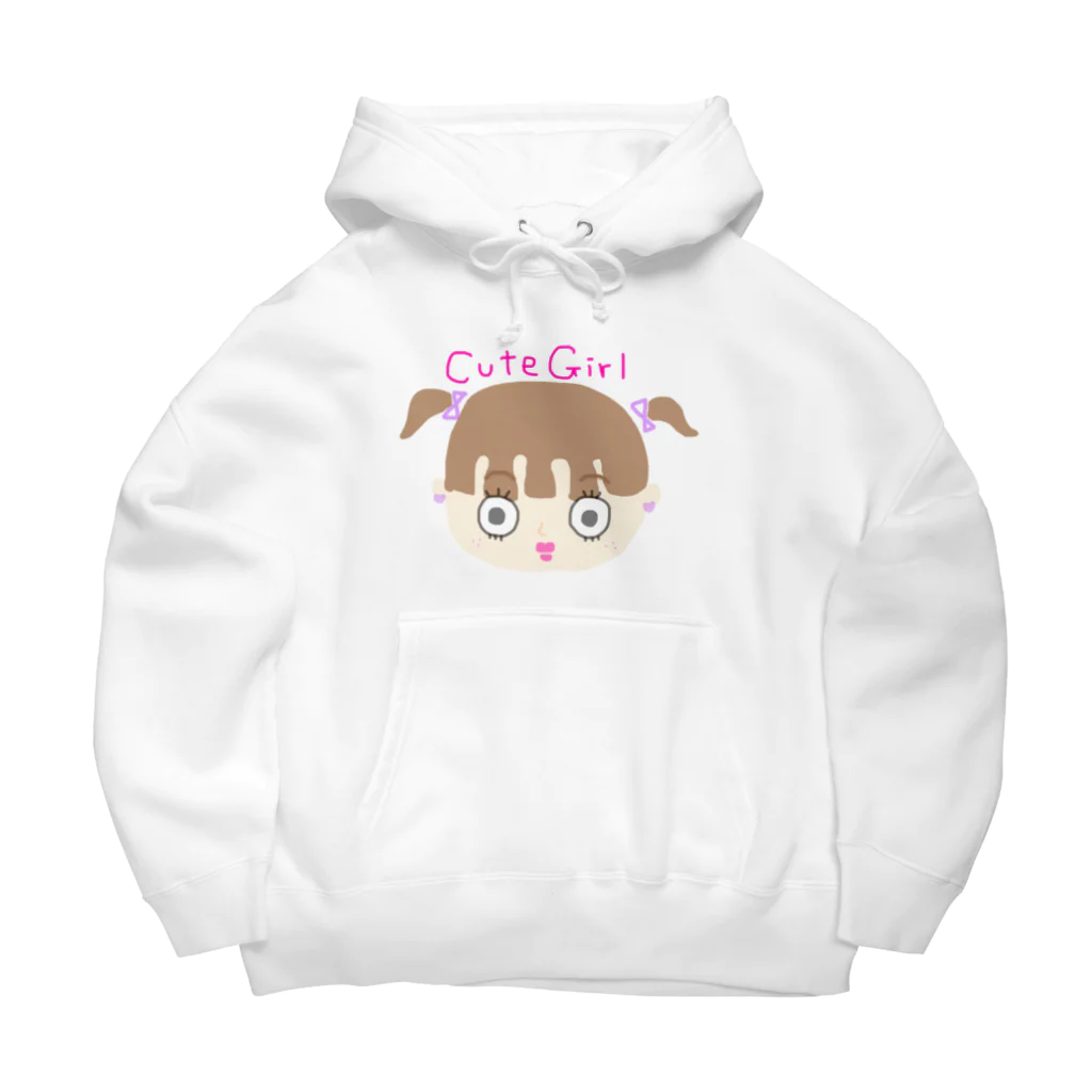 そるちショップのぱちくりキュートガール Big Hoodie