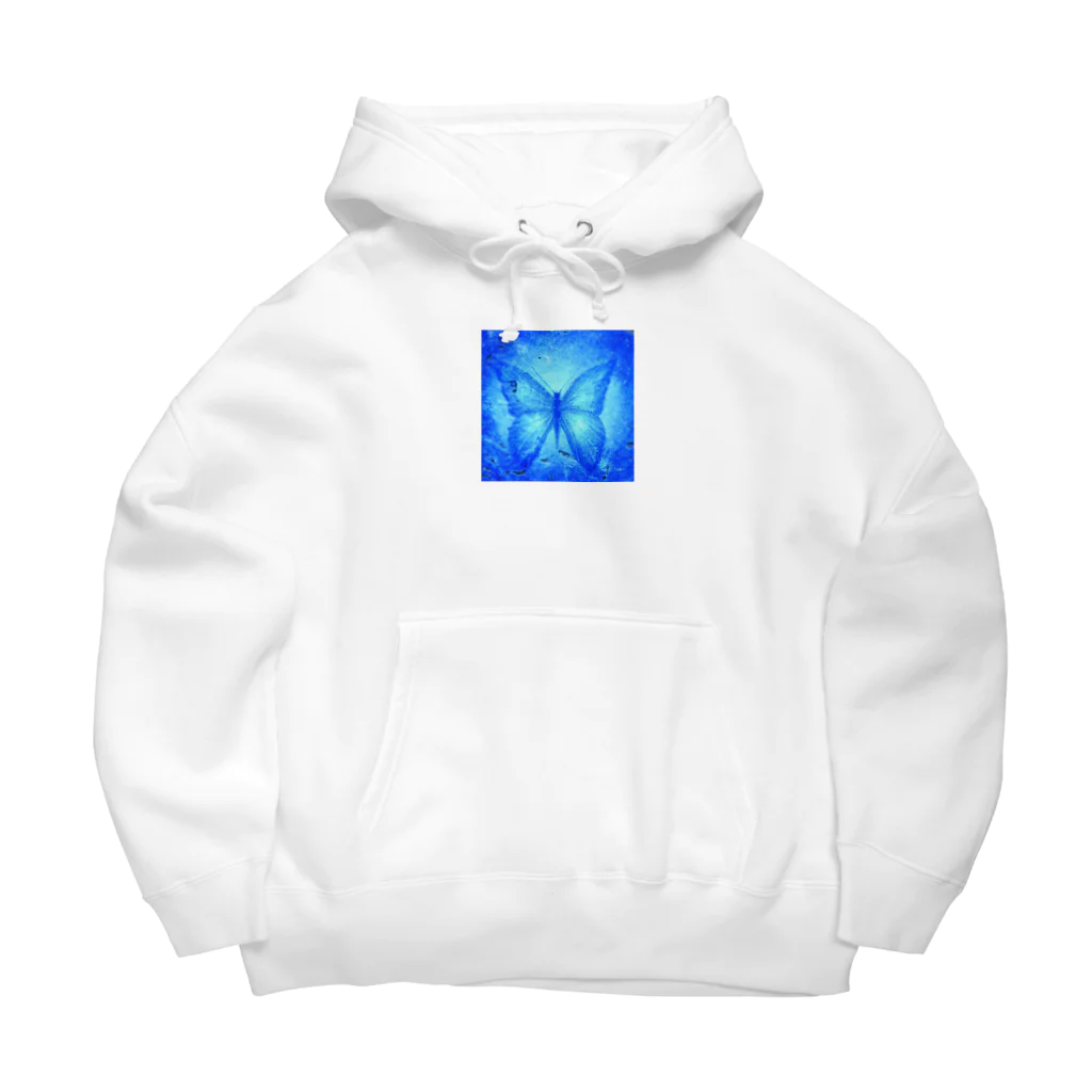 okanoxnekoの青い蝶 Big Hoodie