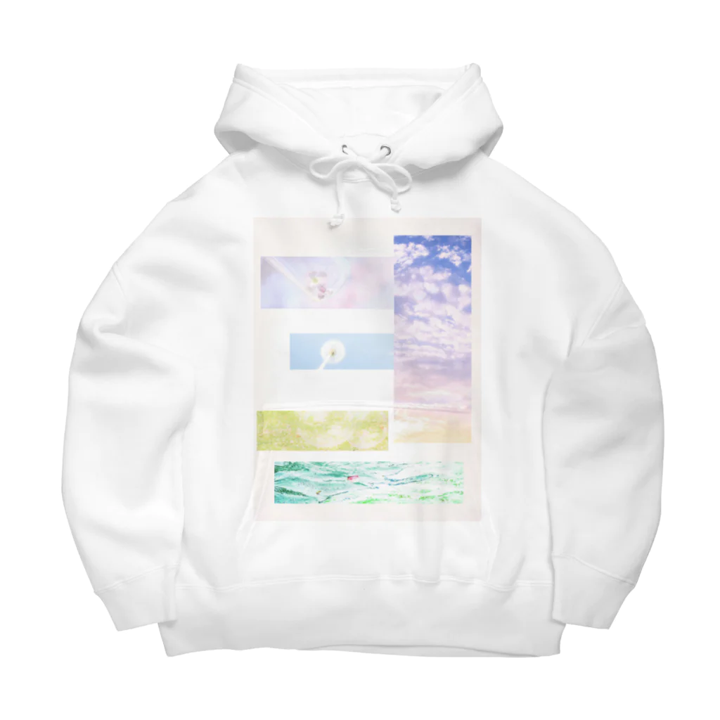 蛍石のブロック Big Hoodie