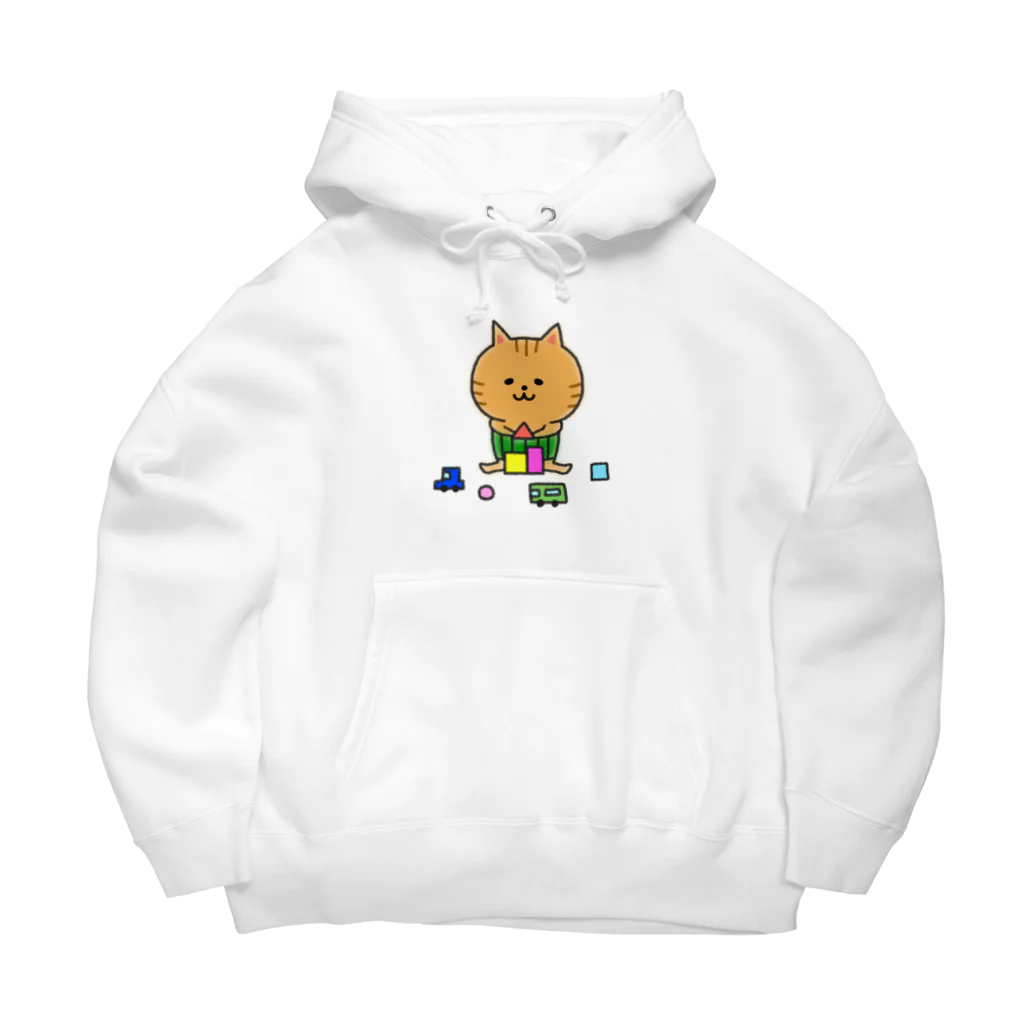 もちぱっちのはらまきにゃんこ Big Hoodie