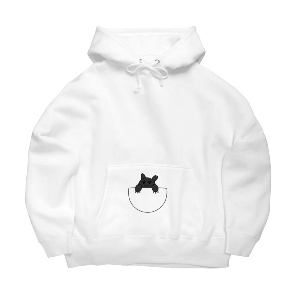 Kickassのポケットに住み着く猫です Big Hoodie