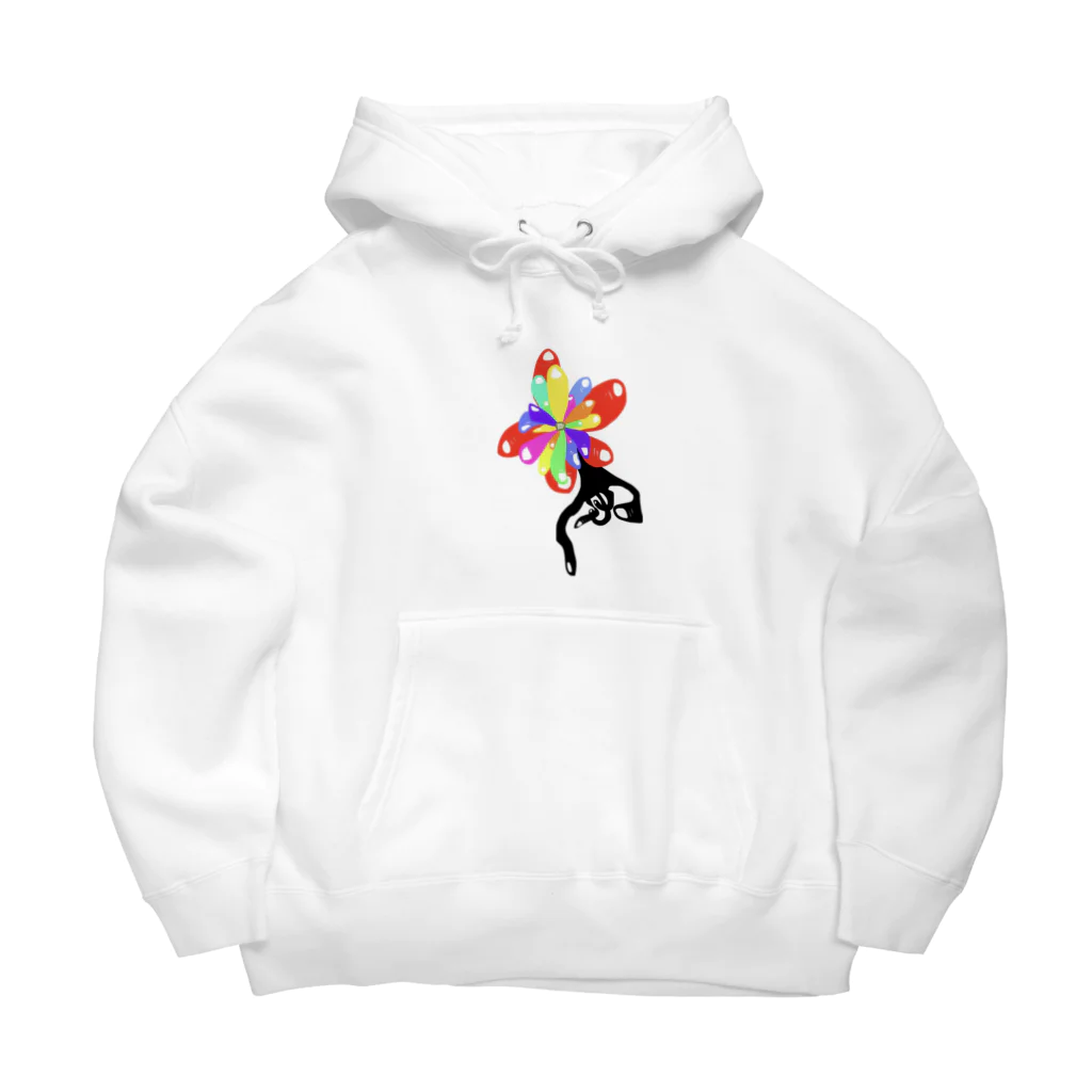 kyo_asukeraの花火指 Big Hoodie