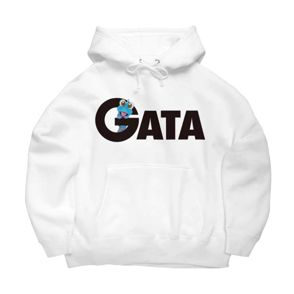 有明ガタァ商会のGATAロゴ【黒】 Big Hoodie