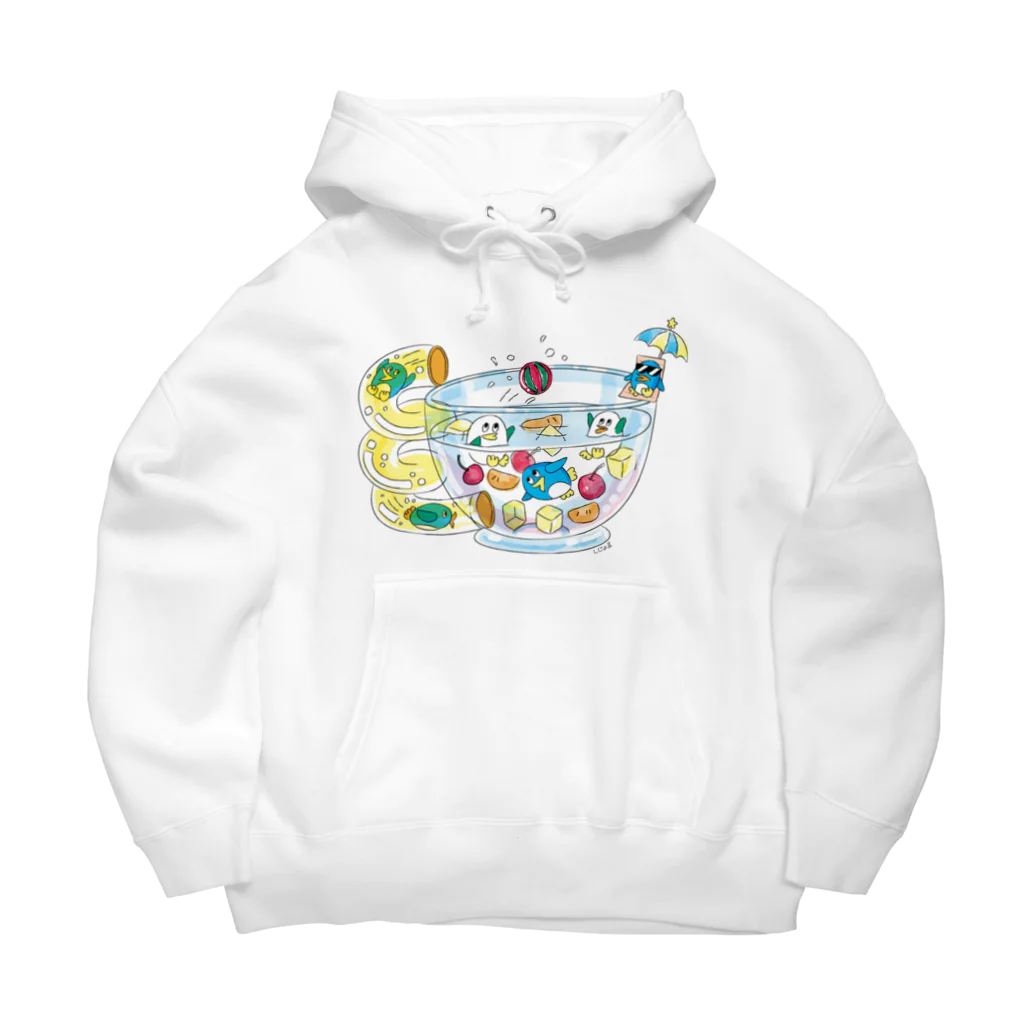 しじょるのペンギンとフルーツポンチ Big Hoodie