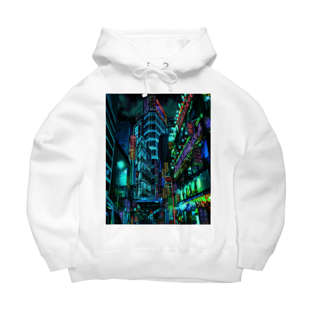 aero_acidのcyberpunk  tokyo Big Hoodie