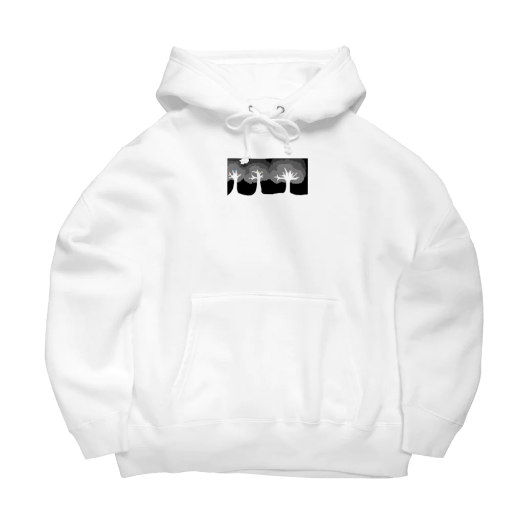 ARIGATOSANの夜の森 Big Hoodie