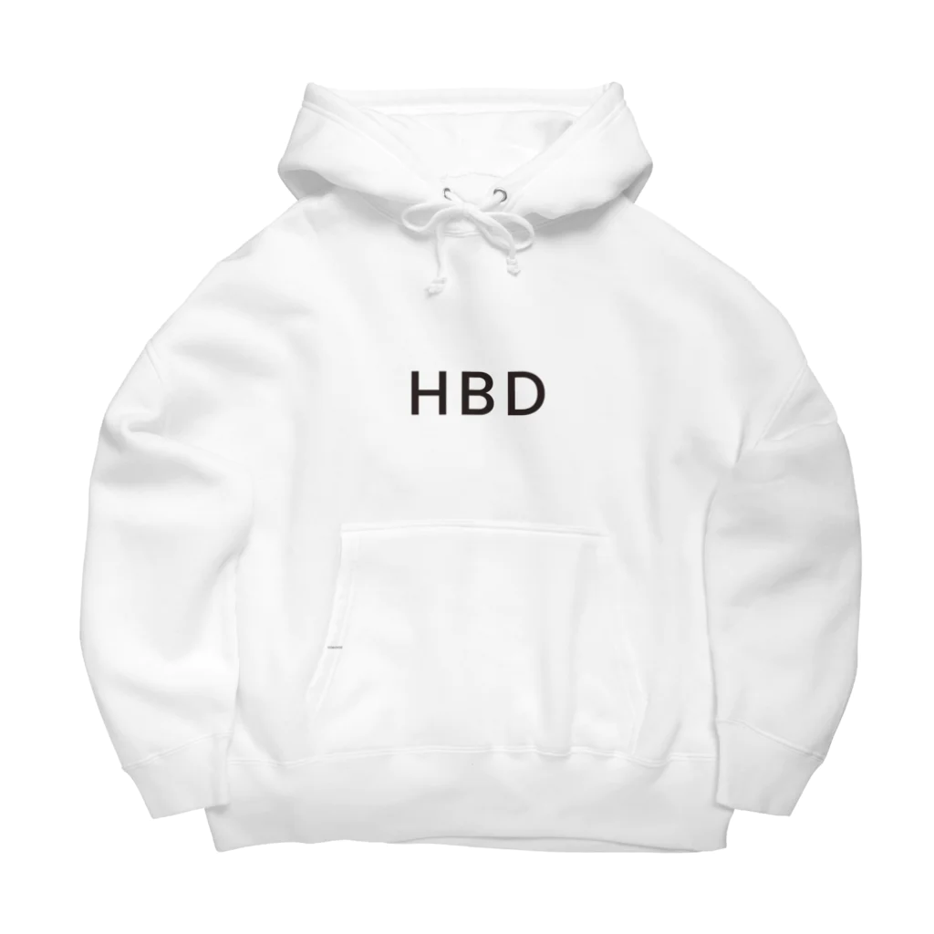 VVWORDSのさりげないハピバ・HAPPYBIRTHDAY Big Hoodie