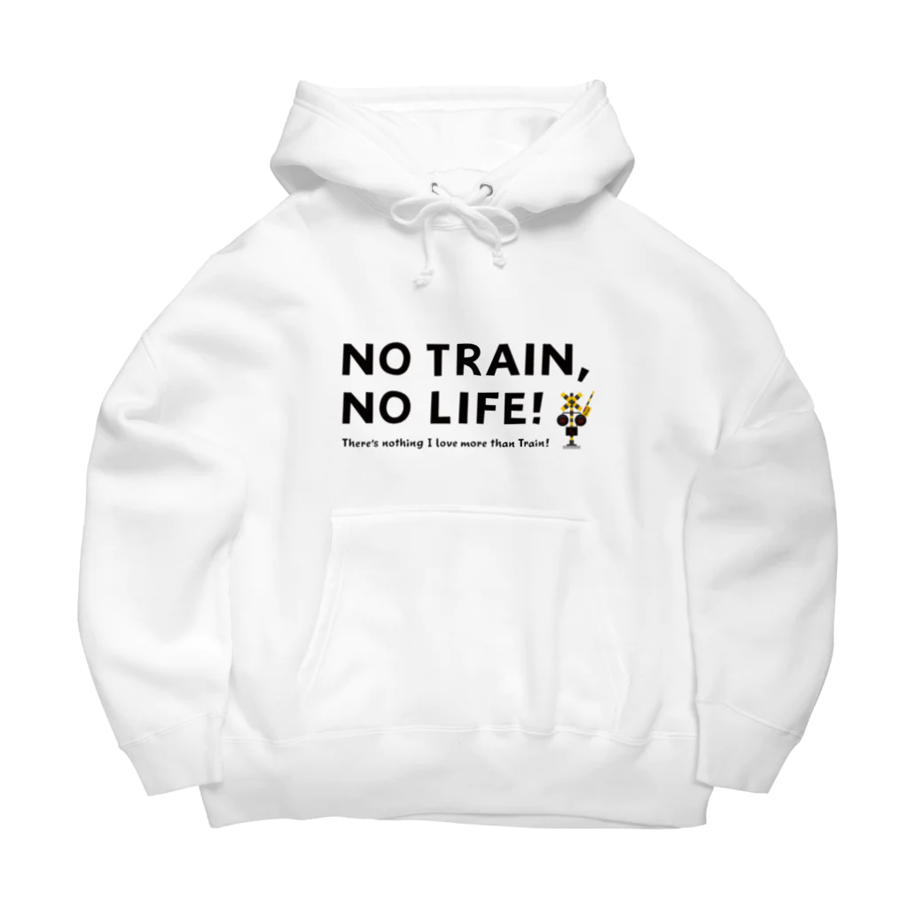 Train Kids! SOUVENIR SHOPのNO TRAIN, NO LIFE ! ビッグシルエットパーカー