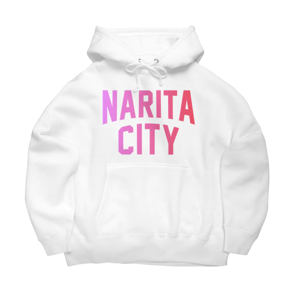 JIMOTOE Wear Local Japanの成田市 NARITA CITY ロゴピンク Big Hoodie