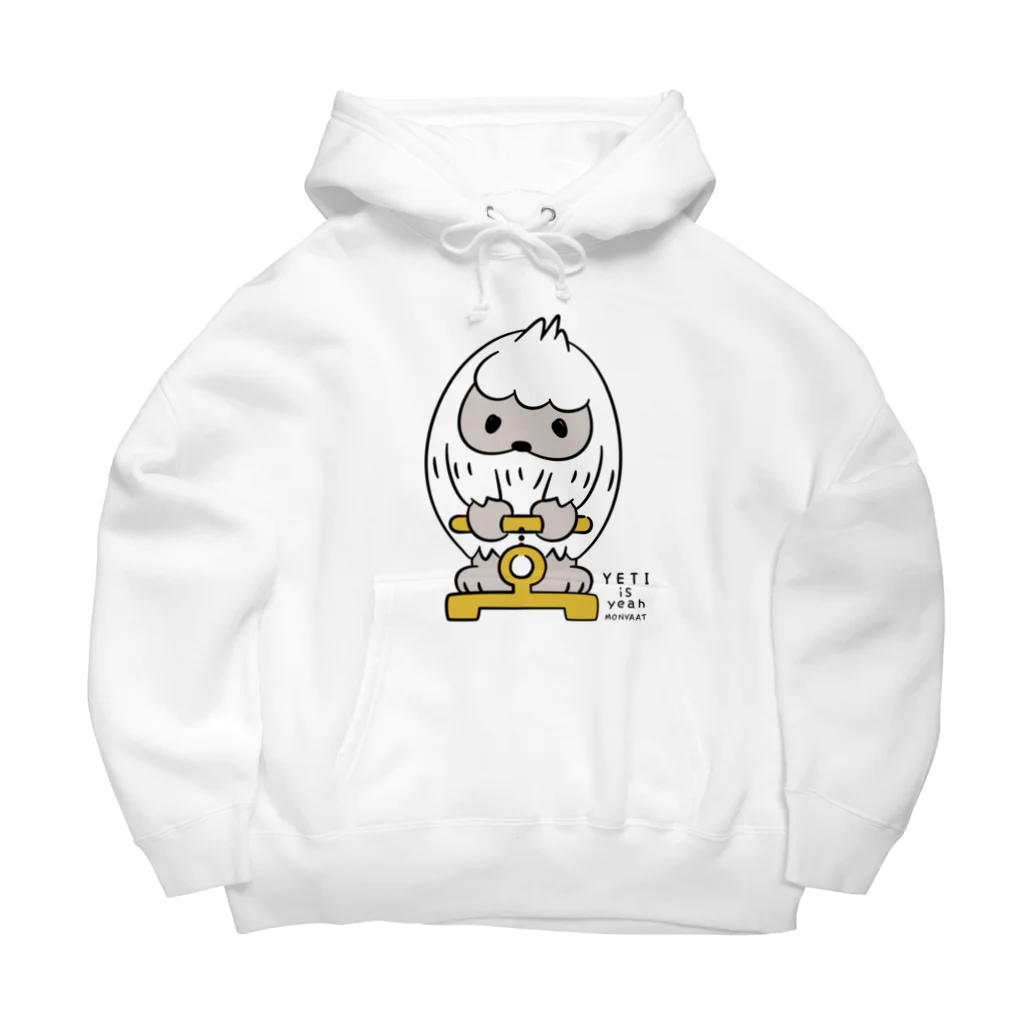 イラスト MONYAAT のはいきんりょくチェック L Big Hoodie