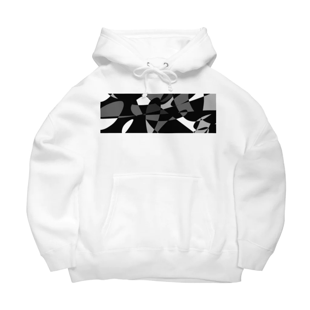 ハヤシ屋のモノクロ自由形 Big Hoodie