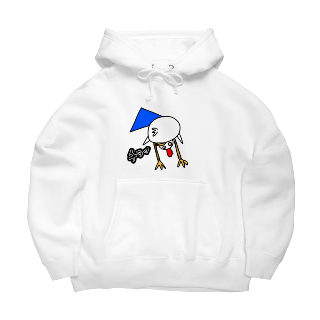 usa100のチラッ ポンコツヒーロー Big Hoodie