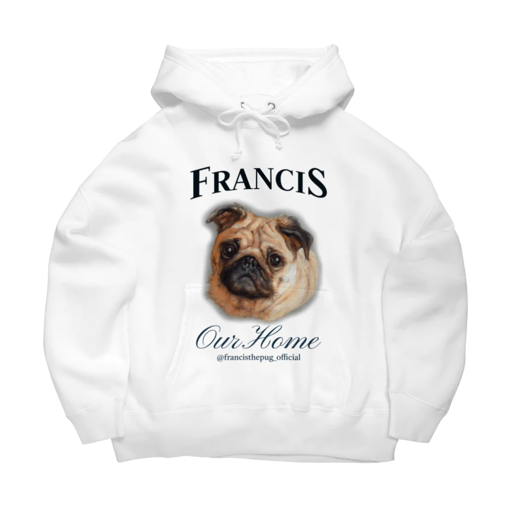Francis the Pug General StoreのFrancis #1 [Our Home] ビッグシルエットパーカー