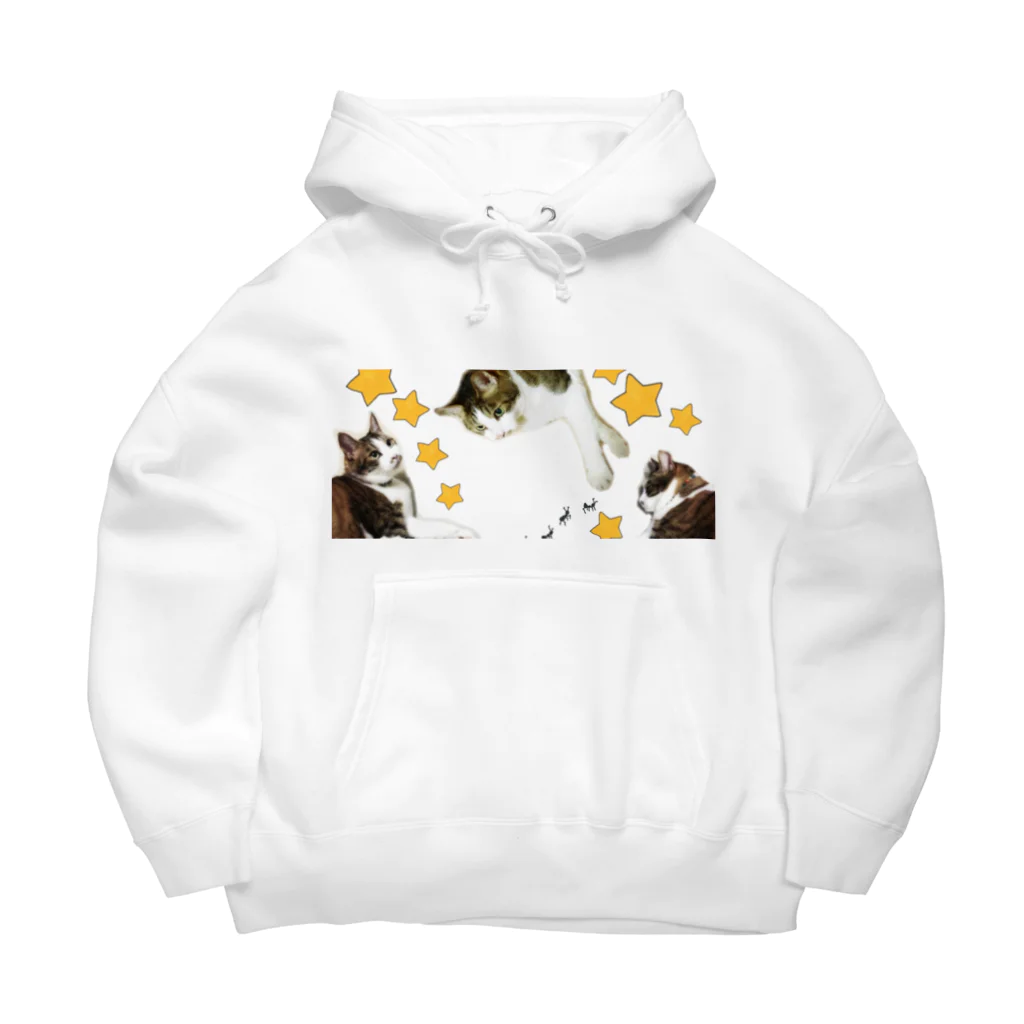 とっこのにゃあきちくん✩いっぱい Big Hoodie