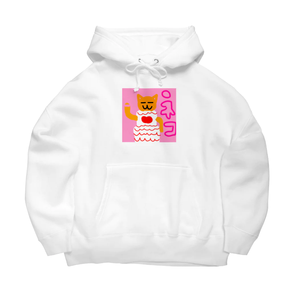 edamamedaisukiのドレスの猫 Big Hoodie