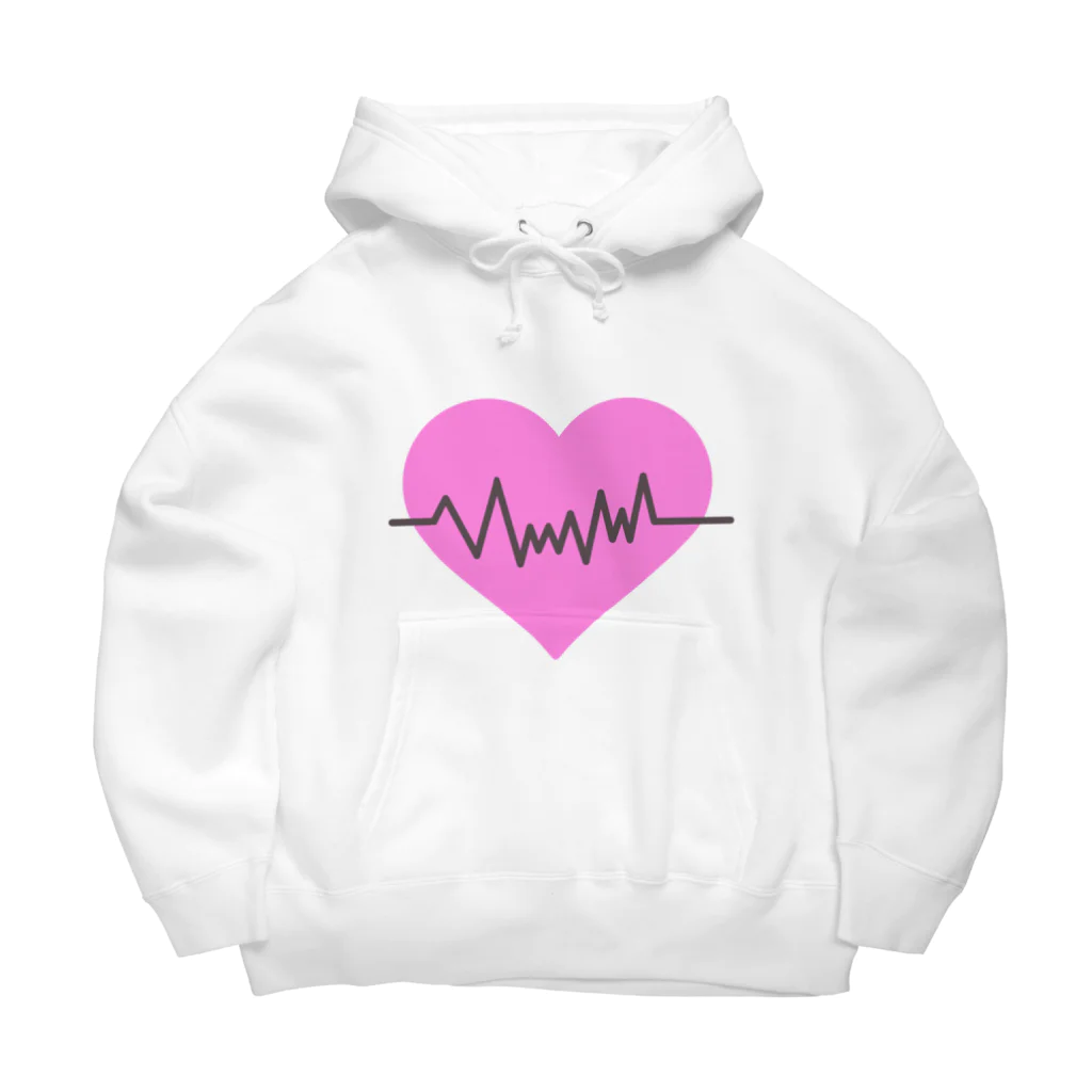 ＰａＮのHeart ECG Big Hoodie