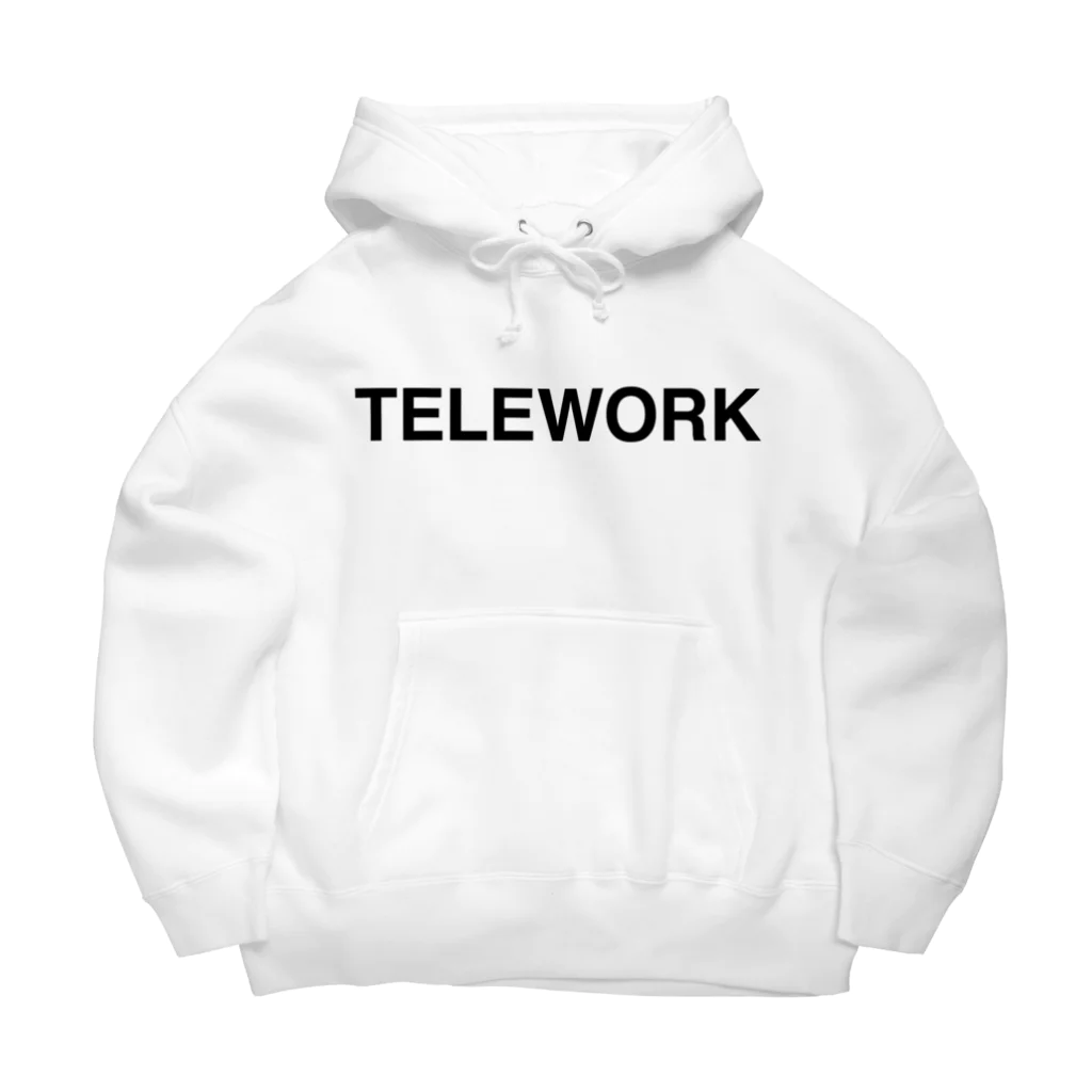 TOKYO LOGOSHOP 東京ロゴショップのTELEWORK-テレワーク- ビッグシルエットパーカー