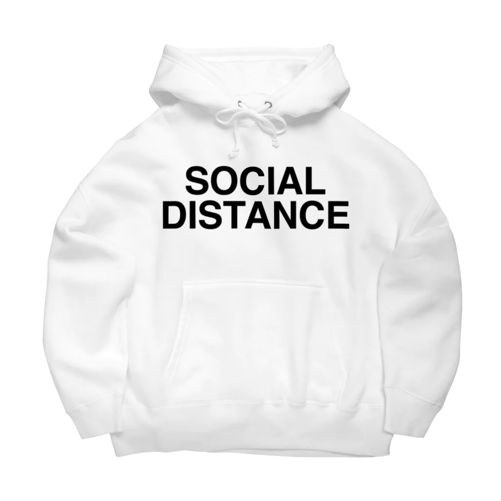 TOKYO LOGOSHOP 東京ロゴショップのSOCIAL DISTANCE-ソーシャルディスタンス- ビッグシルエットパーカー