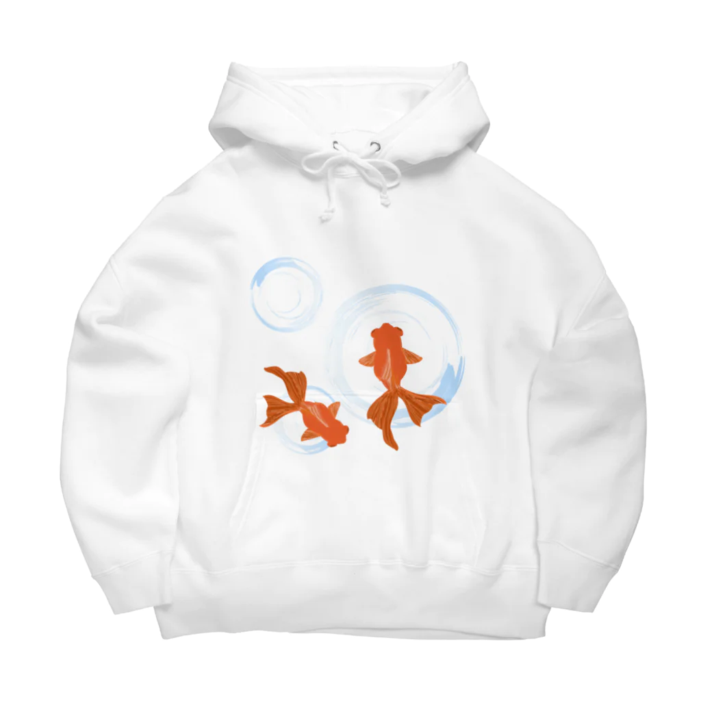 金魚のキンボの金魚2匹 Big Hoodie