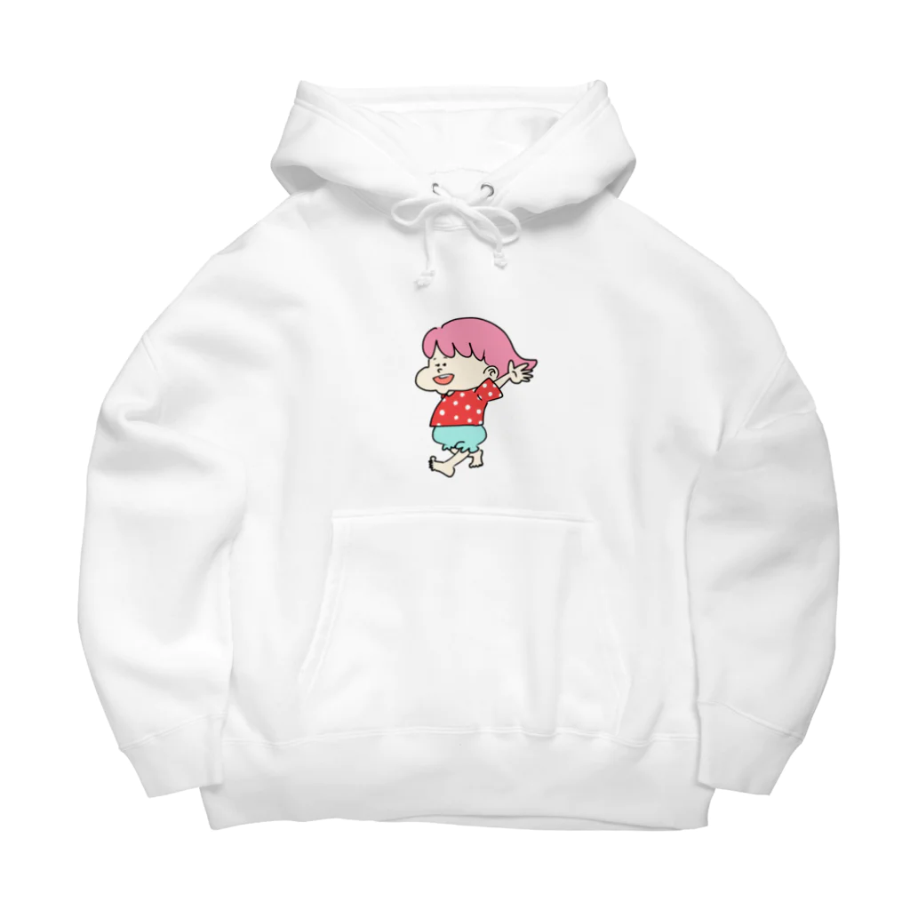 かまねりショップの走る子ちゃん Big Hoodie