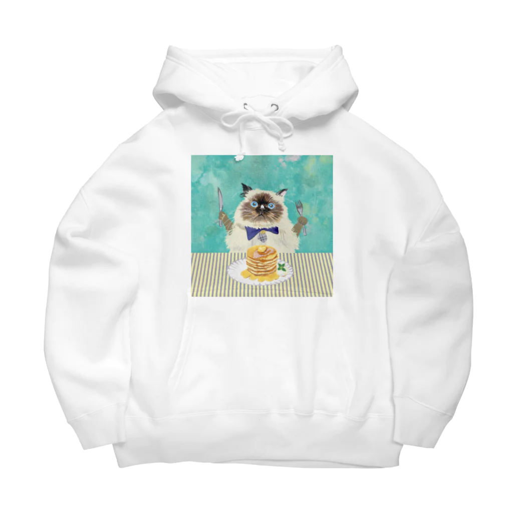 Mof mof daysのMof mof Days うちのにゃんこシリーズ～コマちゃん、みっちゃん～ Big Hoodie