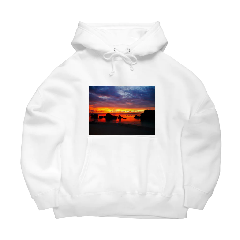 いかくんのsunset Big Hoodie