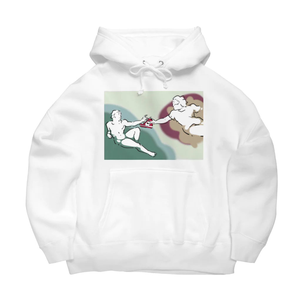 山形屋米店のアダムの創造SNKRS Big Hoodie