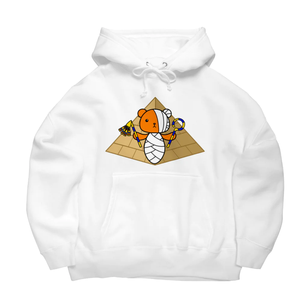 くまミイラ工房の【くまミイラ】ピラミッド Big Hoodie