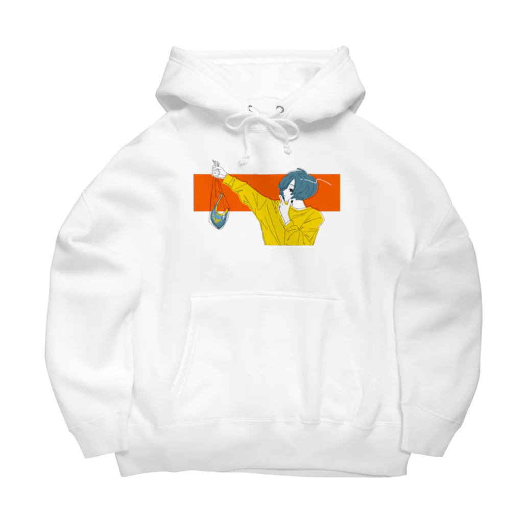 水深のお賽銭箱の魚屋の柚木くん Big Hoodie