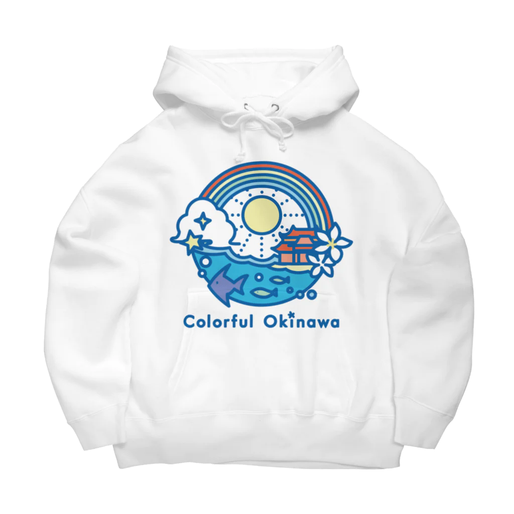 colorful_okinawaのcolorful okinawa logo ビッグシルエットパーカー