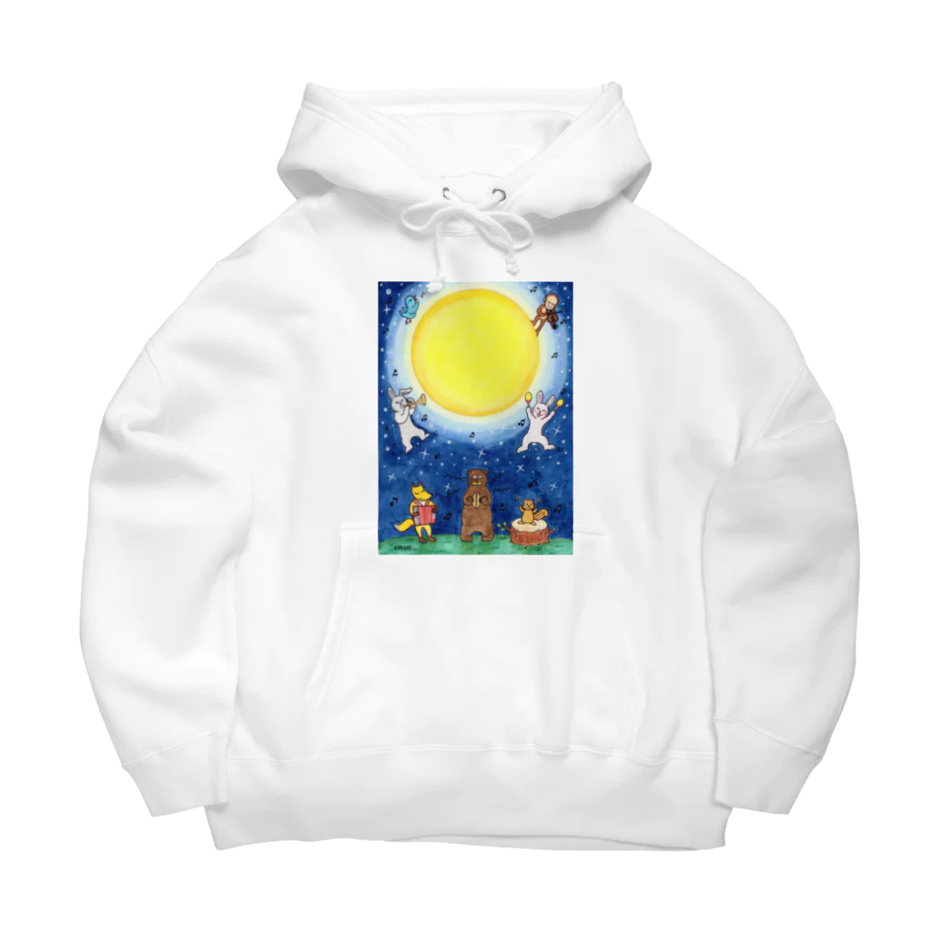 KIRARIの夢色雑貨屋さんの「月夜の音楽会」 Big Hoodie