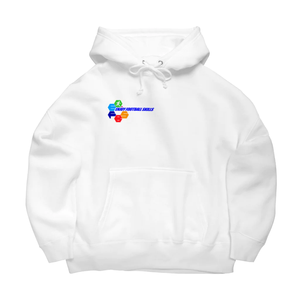 ドリブルTシャツのD-Studioの[EFBS]:レインボーフリックパーカー Big Hoodie