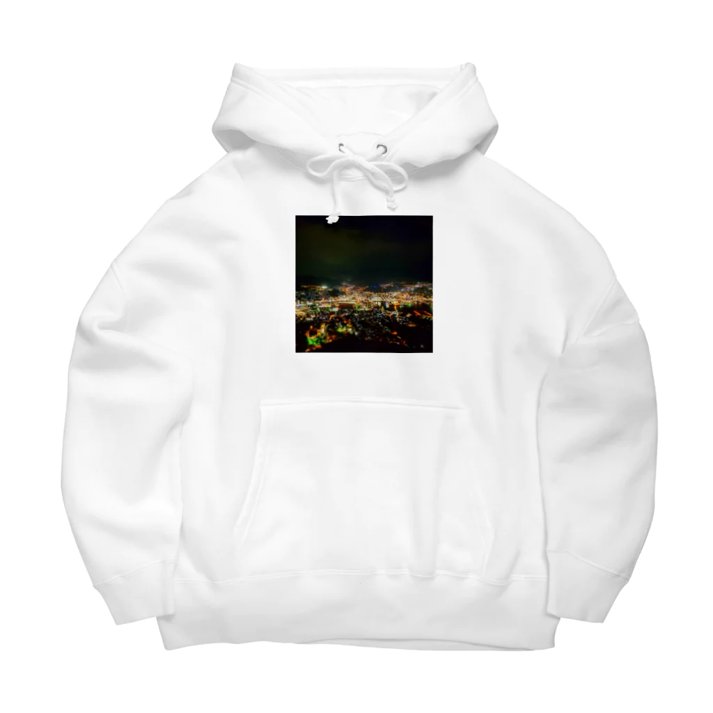 面白Tシャツ専門店の～稲佐山の夜景を添えて～ Big Hoodie