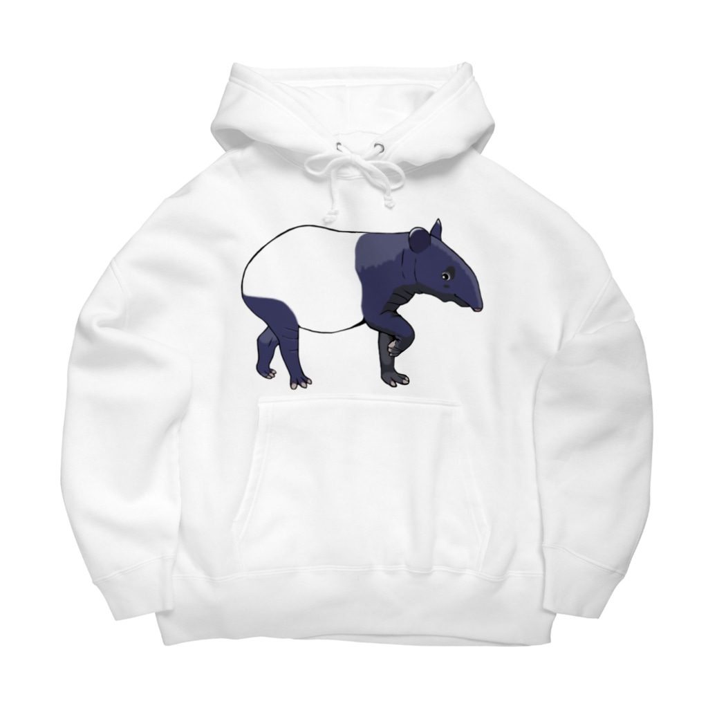 LalaHangeulのマレーバク母さん　文字無し Big Hoodie