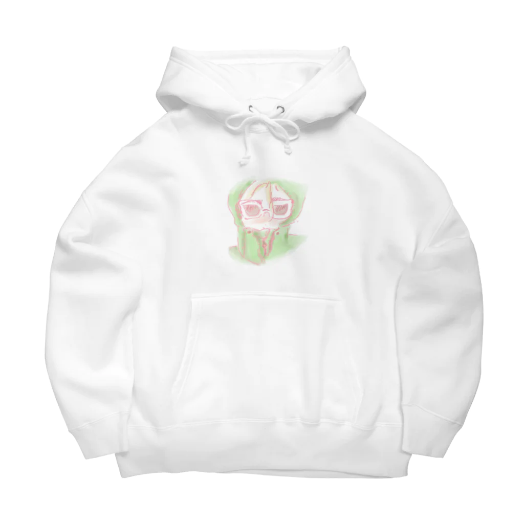 girls girls girlsのhiding girl Big Hoodie