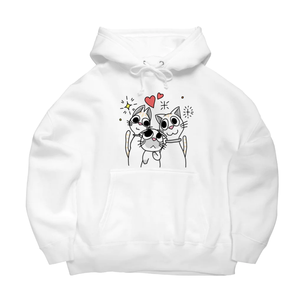 お寿司🍣の仲良し猫🐱 Big Hoodie