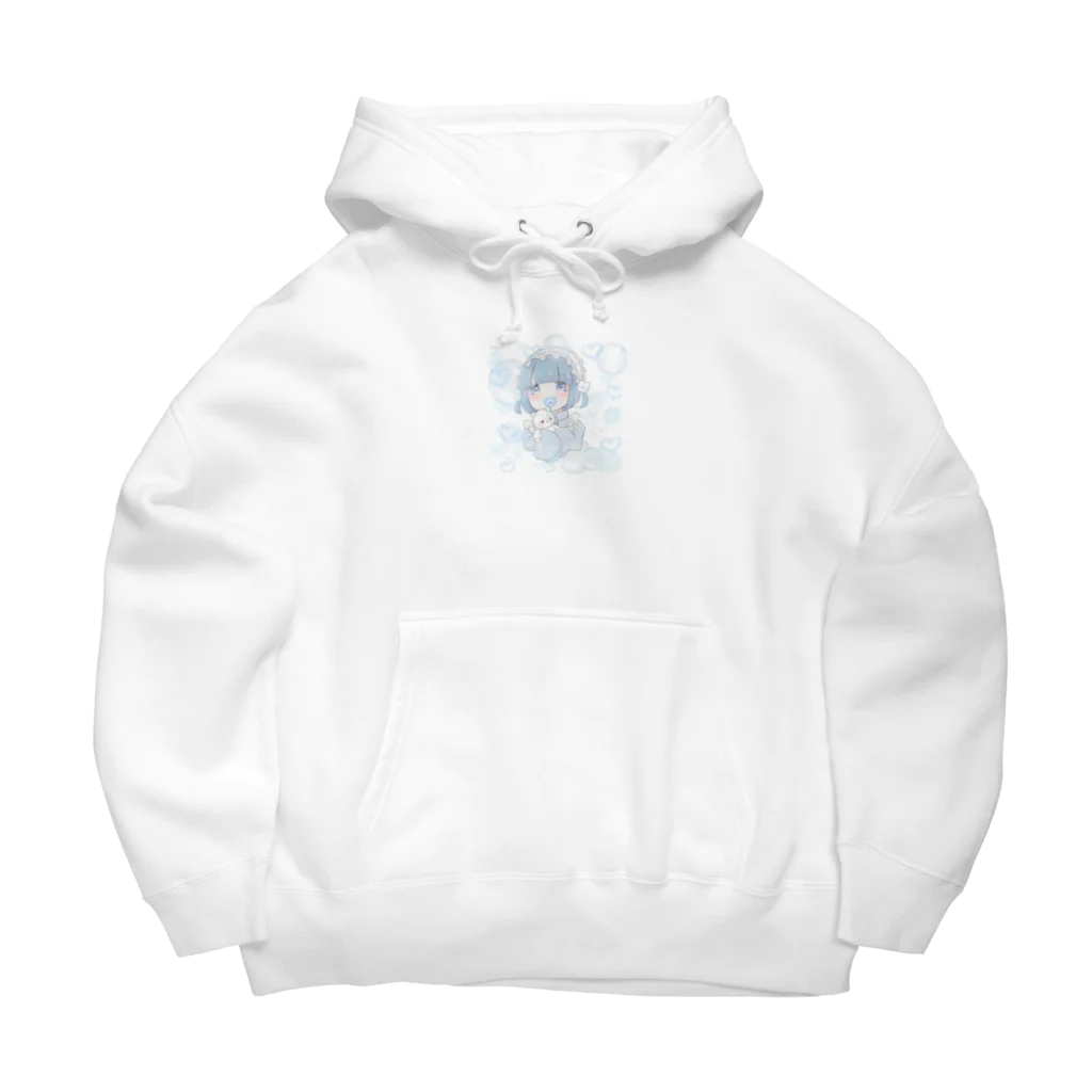 ももんが。の水色のしょうじょ Big Hoodie