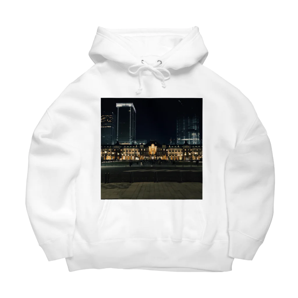 Sumaの夜の東京駅 Big Hoodie