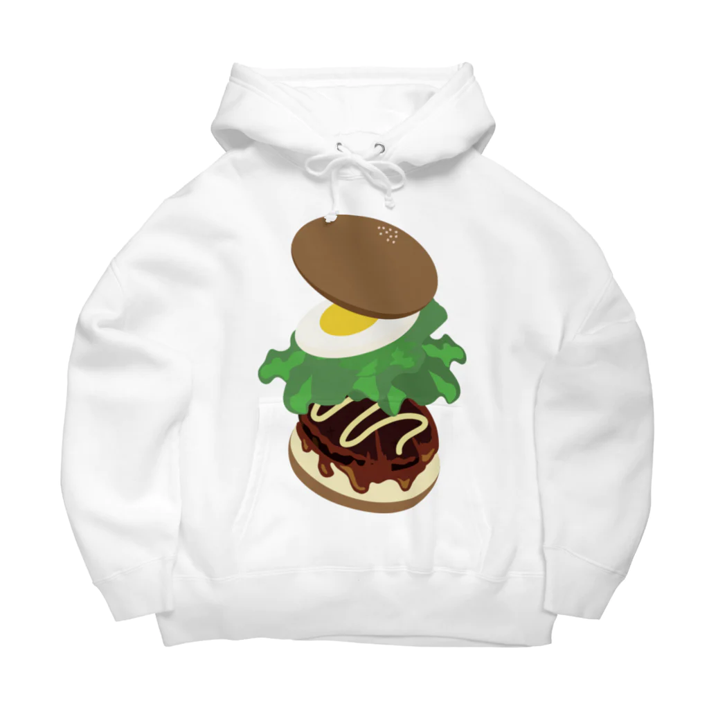 AWESOME HAMBURGERのてりたまバーガー Big Hoodie