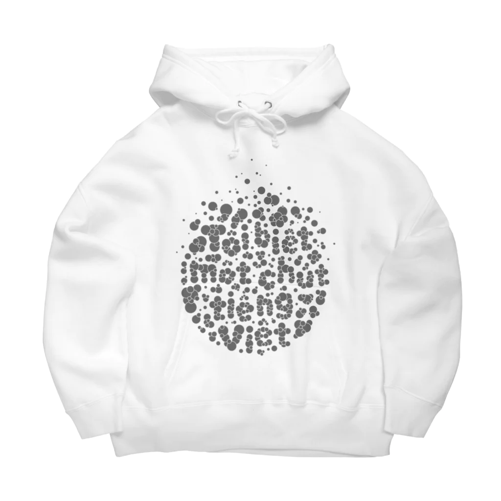 交流雑貨 COMETI（コメチ）のベトナム語少し話せます（グレー） Big Hoodie