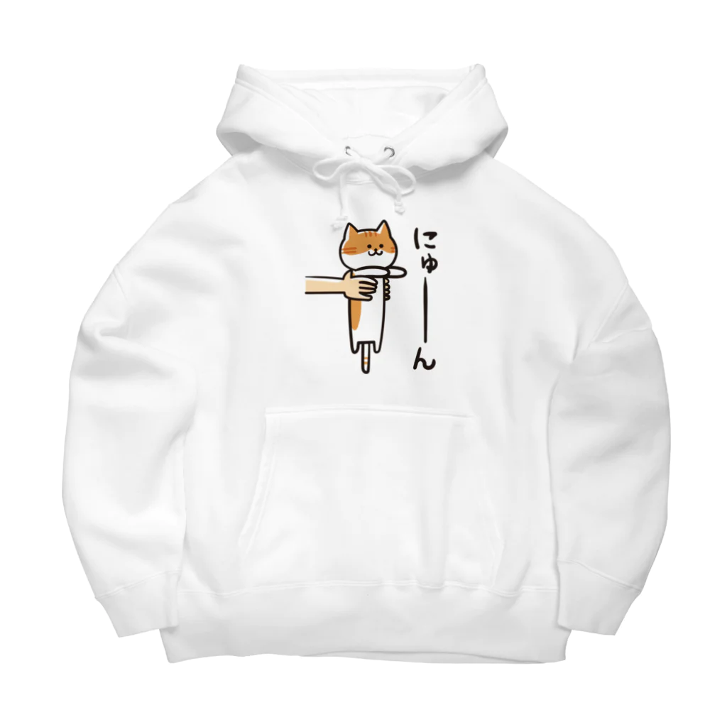 DECORの三色トラにゃんこ　にゅーんver. Big Hoodie