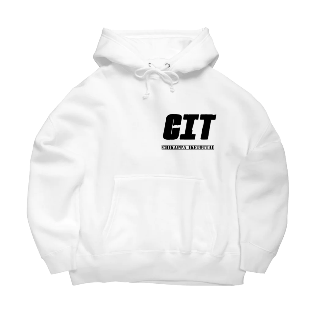 CITグッズ売り場のスタンダードロゴ Big Hoodie