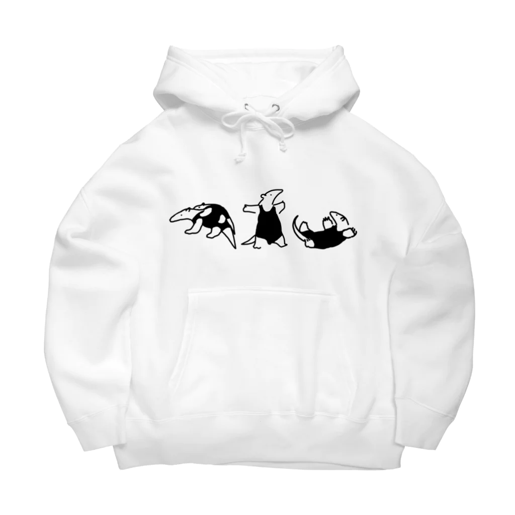 いきものや　のの（別館）のミナミコアリクイ戦隊 Big Hoodie