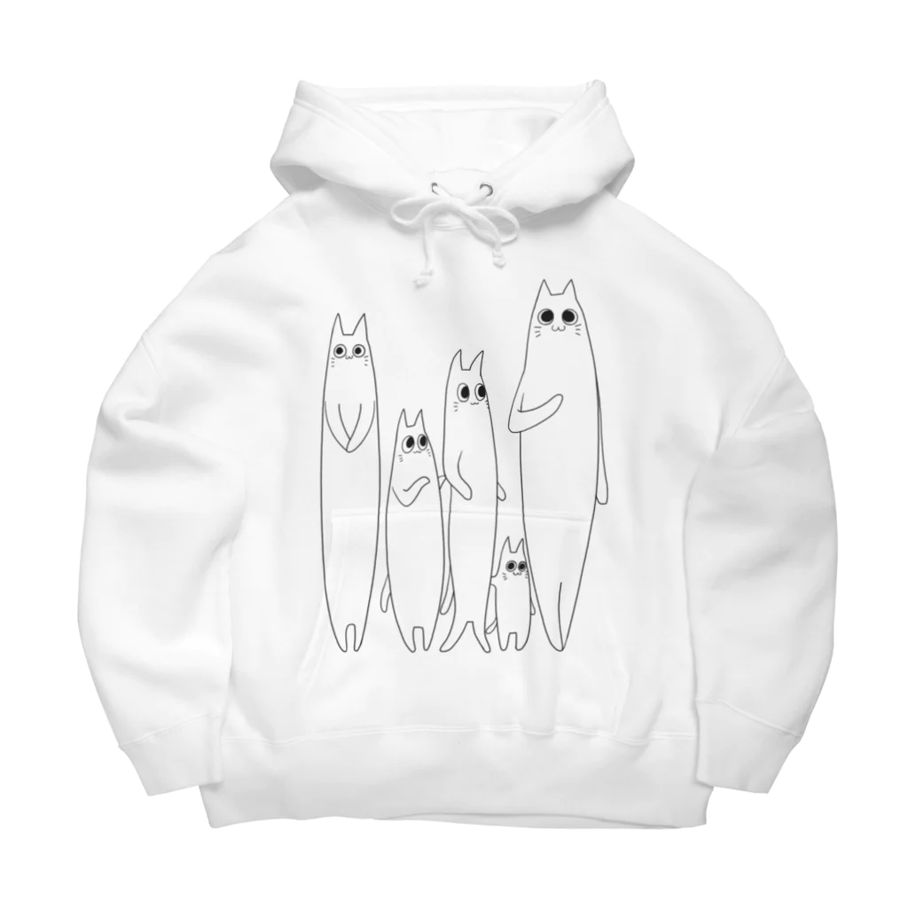 ねむ吉屋のナガメナネコチャンズ Big Hoodie